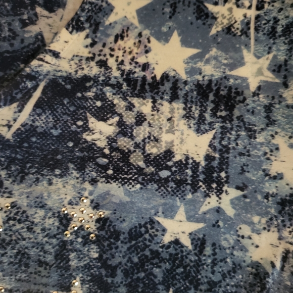 🌻SALE🌻 NWOT WOMENS GREAT NORTHWEST INDIGO TOP - Picture 4 of 9